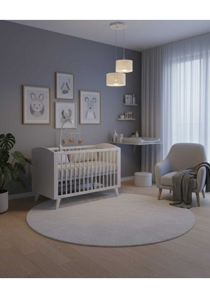 Lüks Beyaz Renk 2'li Modern Dekoratif Salon, Oturma Odası ve Mutfak Sarkıt Avize (Lamba Hediyedir) modelleri