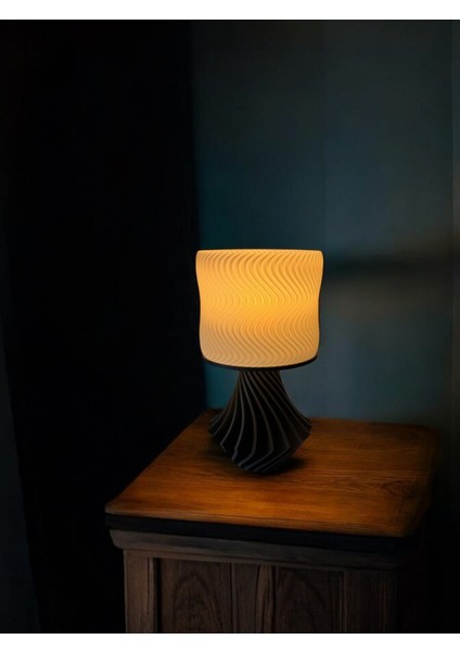 Elegance Tasarım Dekoratif Abajur 3D Ev Dekorasyon Bohem Vintage Dekorasyon Siyah indirimleri