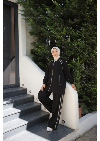 Kadın Tesettür Eşofman Takımı Fermuarlı & Alt Üst Takım 498 fiyatları