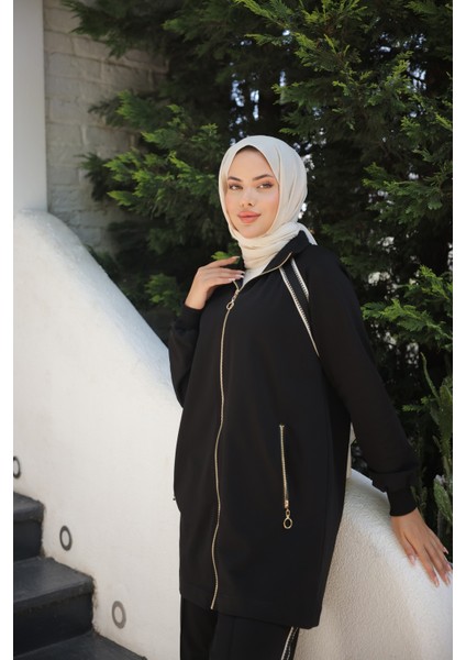 Kadın Tesettür Eşofman Takımı Fermuarlı & Alt Üst Takım 498 fırsatları