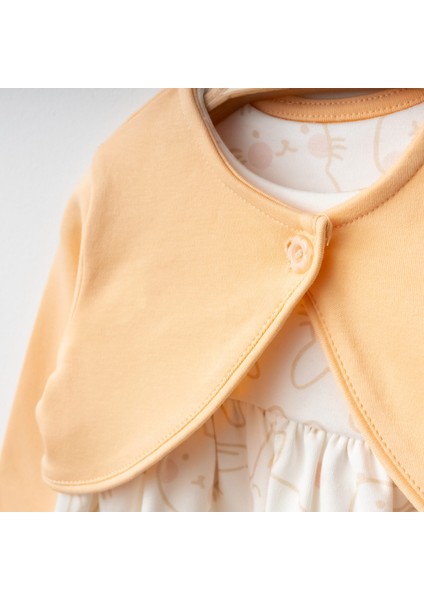 “rabbit” Organik Elbise ve Hırka Takım – Somon modelleri