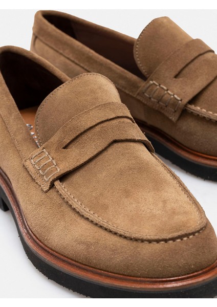 Ayakkabı Haki Süet Hakiki Deri El Yapımı Erkek Ayakkabı fırsatları