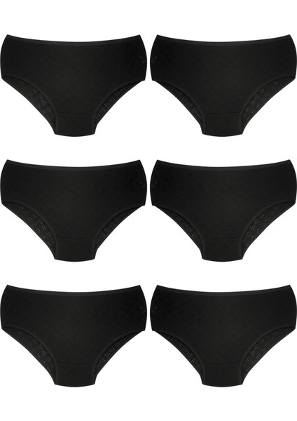 6'lı Paket %100 Pamuk Kalpli Yüksek Bel Bato Kadın Külot OZT6100 fiyatları