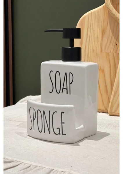 Mutfak Banyo Mutfak Sıvı Katı Sabunluk Beyaz 500 Ml fırsatları