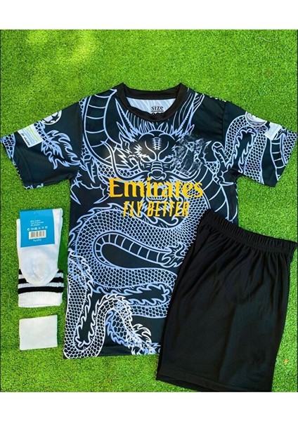 2024/25 Sezonu Arda-G.ü.l.e.r Dragon Desenli Konsept Çocuk Forması 4'lü Set fiyatları