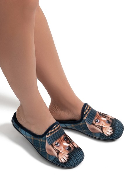 Cooper Kadın Ev Terliği Lacivert 37/41