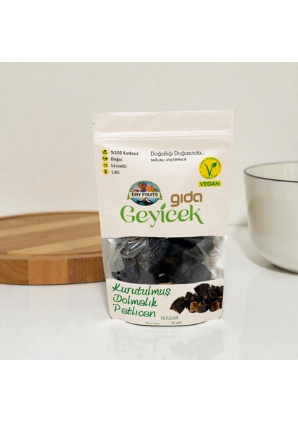 Kurutulmuş Dolmalık Patlıcan (18 Adet)