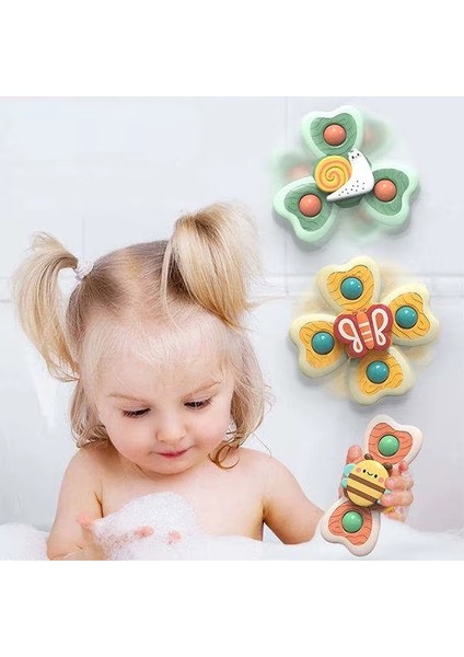 3'lü Vantuzlu Bebek Dönencesi, Eğitici Oyuncak, Diş Kaşıyıcı fiyatları