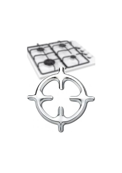 Mobee Cezve Kaynatmak Için Ocak Küçültücü Aparat Düşmeyi Önler Emaye Ocak Üstü 4 Adet