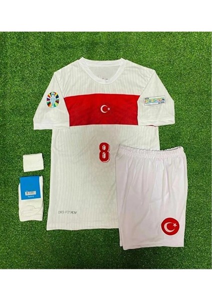 Türkiye A.r.d.a G.ü.l.e.r Beyaz Çoçuk Forması 4lü Set Çorap-Bileklik Hediye ASF11 fiyatları