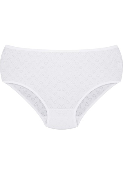 6'lı Paket %100 Pamuk Kalpli Yüksek Bel Bato Kadın Külot OZT6100 modelleri