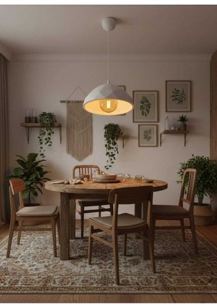 Modern Mozaik Desen Özel Beton Görünümlü Doku Rustik Iç Desenli Sarkıt Avize modelleri