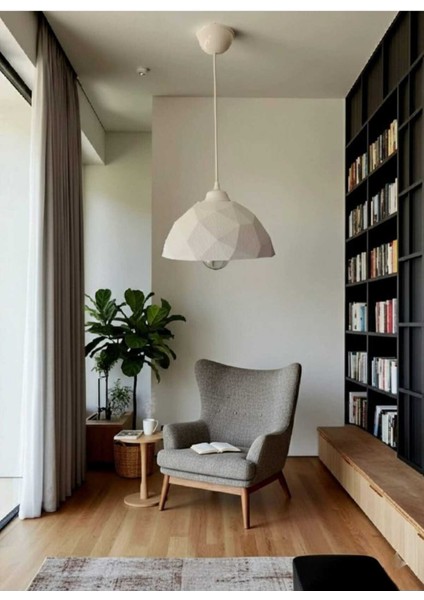 Modern Mozaik Desen Özel Beton Görünümlü Doku Rustik Iç Desenli Sarkıt Avize fırsatları