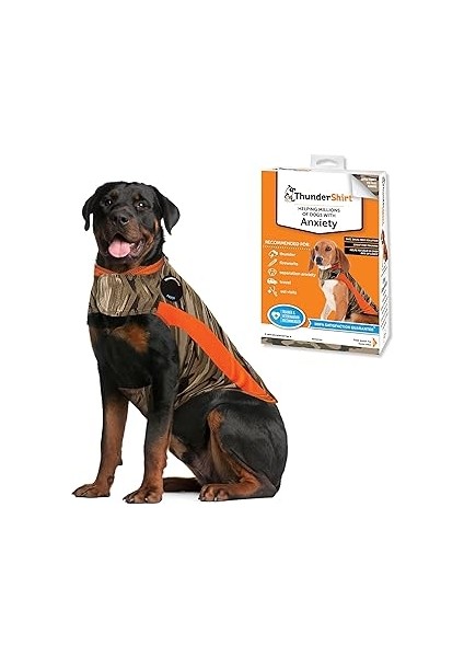 Thundershirt Dog Anxiety Jacket | Vet Recommended Calming Solution Vest For Fireworks, Thunder