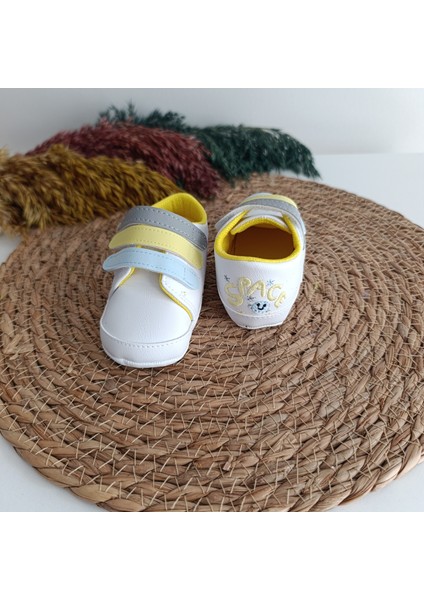 7385 Erkek Bebek Premium Üç Bantlı Patik Ayakkabı 17-18-19 No modelleri