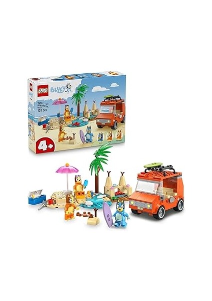 Bluey: Bluey’nin Ailece Plaj Gezisi 11202-4 Yaş ve Üzeri Plaj Seven Çocuklar Için Yaratıcı Oyu