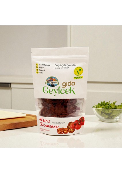Kurutulmuş Domates (Geleneksel Tuz Ilaveli) 100 gr