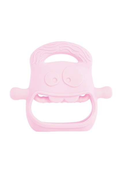 Pembe Bebek Silikon Diş Kaşıyıcı