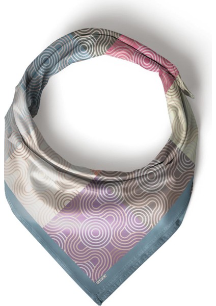 Retro Geometri Desenli Bandana Fular fırsatları