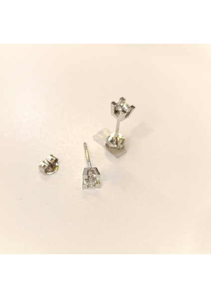 Pırlanta Tek Taş Küpe 18 Ayar Altın Hd Videolu indirimleri