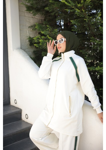 Kadın Tesettür Eşofman Takımı Fermuarlı & Alt Üst Takım 498 modelleri