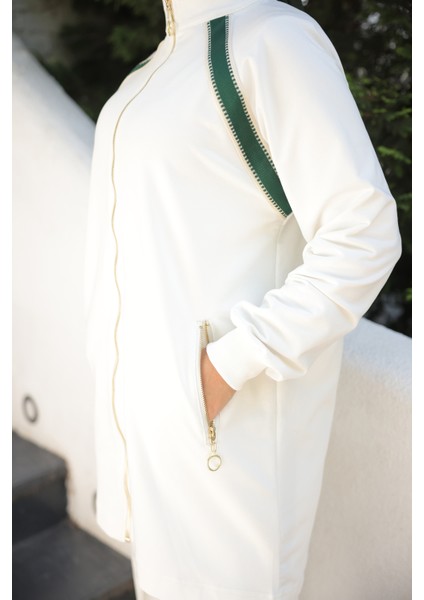 Kadın Tesettür Eşofman Takımı Fermuarlı & Alt Üst Takım 498