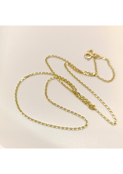 55CM 1.3mm Ince Forse Zincir 14 Ayar Altın fiyatları