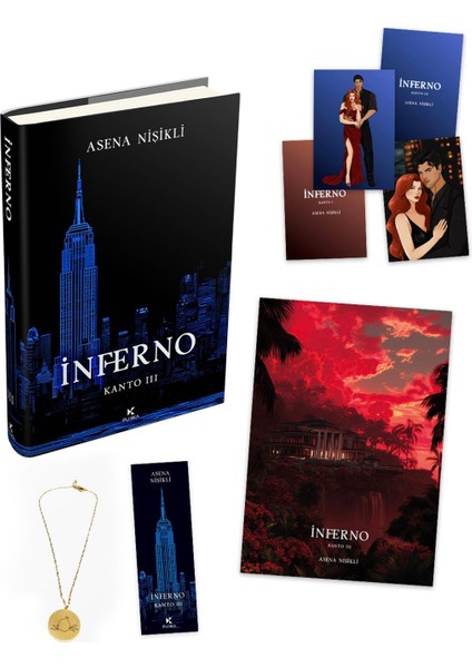 Kolyeli Inferno 3 Ciltli-Asena Nişikli