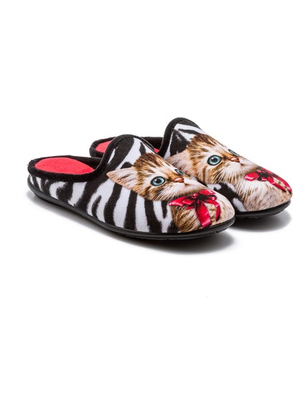 Hera Kadın Ev Terliği Siyah-Beyaz 37/41 fiyatları