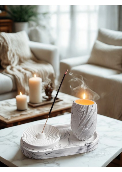 At Figür Mumluk/vazo ve Kolezyum Tütsülük Tabaklı 3 Lü Set