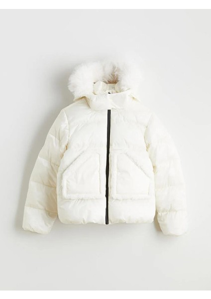 Kapüşonlu Kız Çocuk Kayak Montu (W5) fırsatları