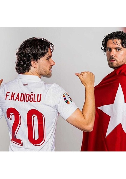 Türkiye Milli Takımı Euro 2024 F.e.r.d.i K.a.d.ı.o.ğ.l.u Deplasman Forması (Beyaz) modelleri