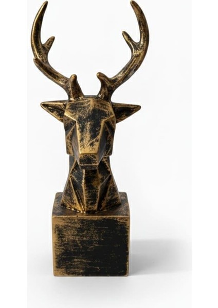 Boynuzlu Geyik Biblo – Yılbaşı Dekoratif Hediyeler