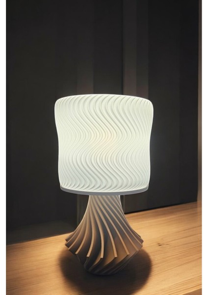 Elegance Tasarım Dekoratif Abajur 3D Ev Dekorasyon Bohem Vintage Dekorasyon Beyaz fırsatları