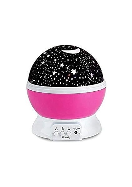 Mobee Dönen Star Renkli Yıldızlı Gökyüzü Projeksiyon Gece Lambası