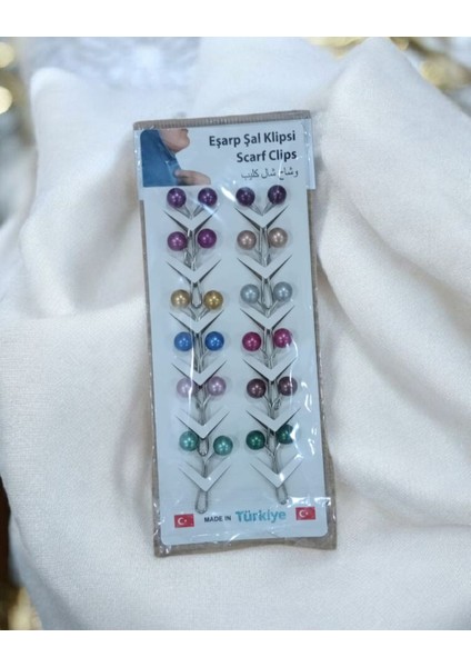 12 Li Şal Eşarp Iğnesi