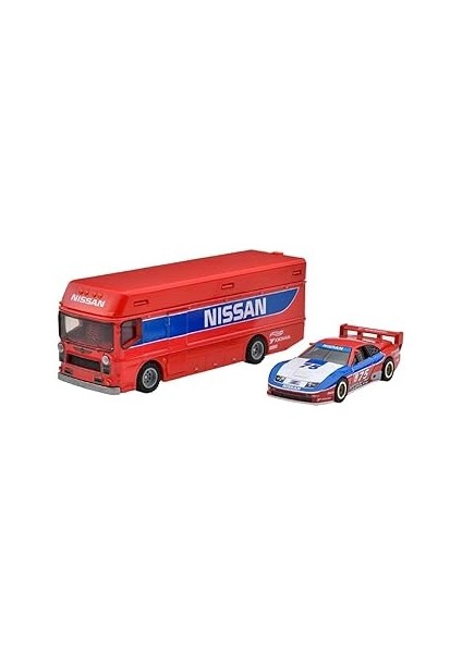 Hot Wheels Team Transport HRV44 Car Culture Euro Hauler & 94' Nissan 300 Zx Gts