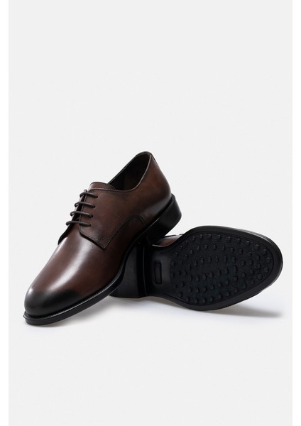 Ayakkabı Antik Kahve Patina Hakiki Deri El Yapımı Noktalı Tabanlı Klasik Erkek Ayakkabı fiyatları