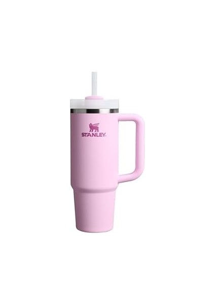 Stanley Quencher Pipetli Termos Bardak, Kiraz Çiçeği (Cherry Blossom), 0.89 Litre