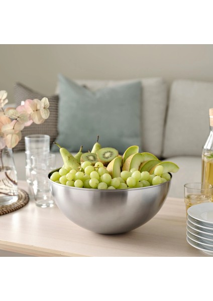 2 Adet Servis Kasesi Bambu Kase 20 cm & Çelik Kase 28 cm fırsatları