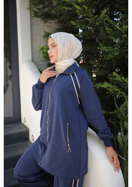 Kadın Tesettür Eşofman Takımı Fermuarlı & Alt Üst Takım 498 fırsatları
