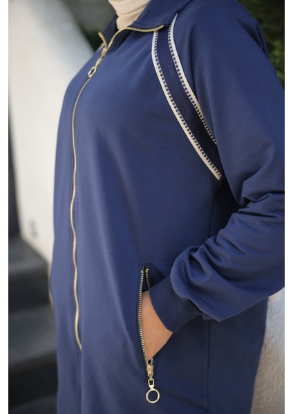 Kadın Tesettür Eşofman Takımı Fermuarlı & Alt Üst Takım 498