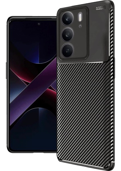 C75 4g Auto Focus Karbon Kapak - Siyah