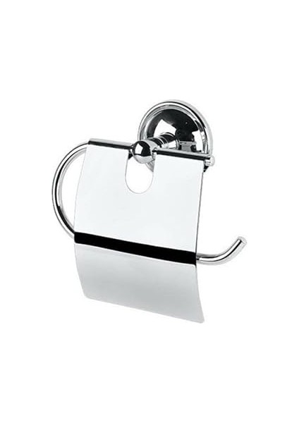 Pazarshops Wc Geniş Kapaklı Metal Vidalı Banyo Tuvalet Kağıtlığı Askısı