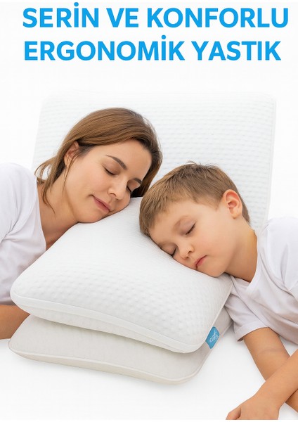 Serin ve Konforlu 4'lü Ergonomik Yastık (1X1200GR) modelleri