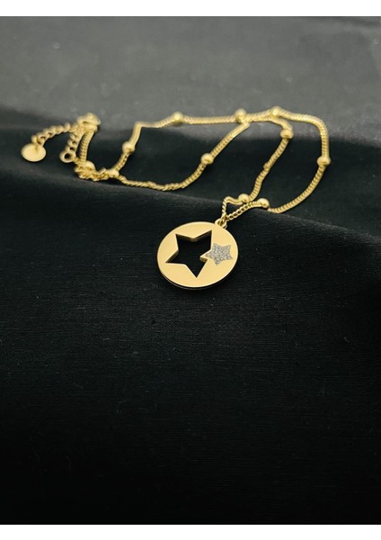 Çelik Çift Yıldız Kolye fiyatları