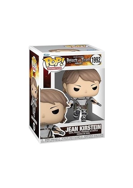 Pop Animation: Attack On Titan - Jean Kirstein, Oyuncak Figür