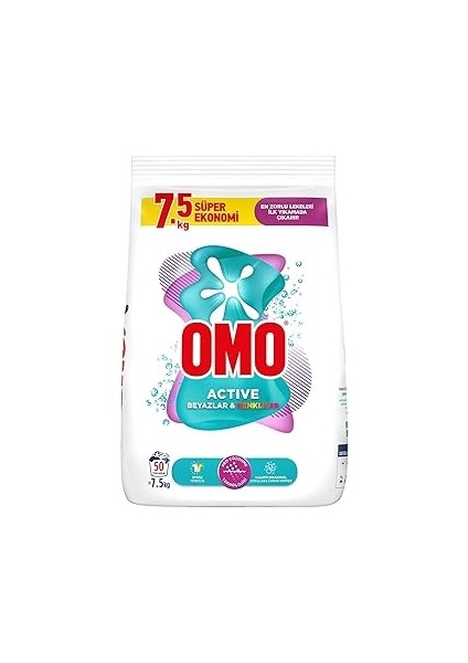 Beyazlar & Renkliler Toz Deterjanı 7.5 kg