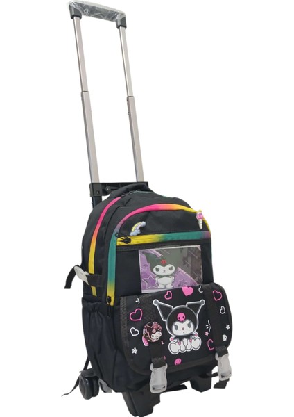 2 Kademeli Çekcekli Özel Renk Fermuarlı Portatif Ilkokul Sırt Çantası modelleri