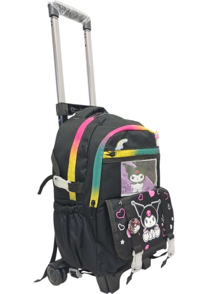 2 Kademeli Çekcekli Özel Renk Fermuarlı Portatif Ilkokul Sırt Çantası fırsatları